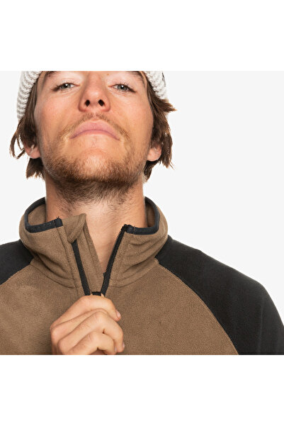 Quiksilver Powder Chaser Hz Ανδρικό καφέ φλις ανδρικό φλις EQYFT04782