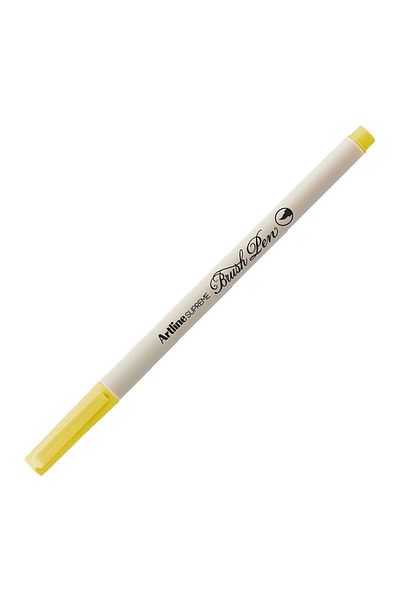artline Supreme Epfs-f Brush Tip Pen Highlighter Yellow