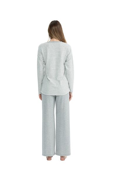 U.S. Polo Assn. BAZA. Polo Assn. Set de pijamale pentru femei cu gât rotund și picioare largi 11025K.Z.1.E.T.7AGR0.OU8.P.3.023KMLKE
