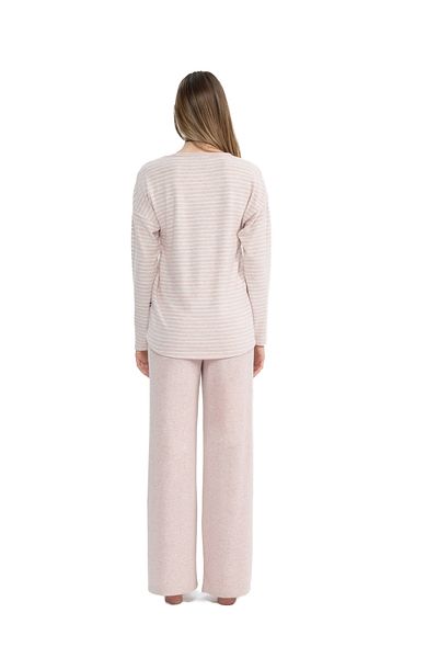 U.S. Polo Assn. Us Polo Assn. Women's Round Neck Wide Leg Pajamas Set 11025K.Z.1.E.T.7Agr0.Ou8.P.3.023Kmlke