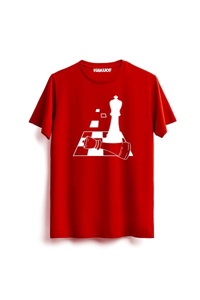 hakuof Chess Printed Unisex High Quality Cotton T-Shirt