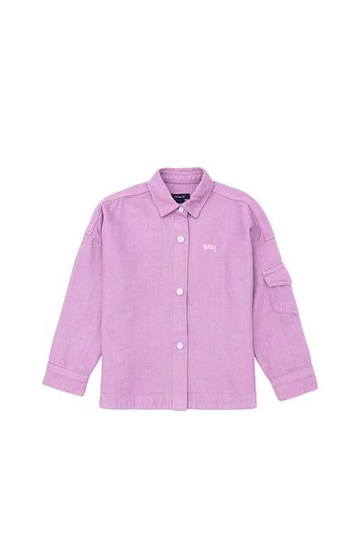 U.S. Polo Assn. Girl's Lilac Jean Shirt 50280191 -Vr034