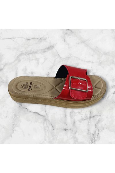 GEZER Anatomical Single Buckle Comfortable Daily Women's Slippers