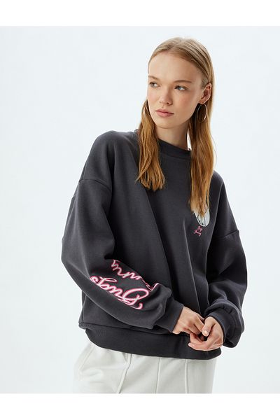 Koton Bugs Bunny licensed Oversize Sweatshirt - Crew Neck, Back Printed