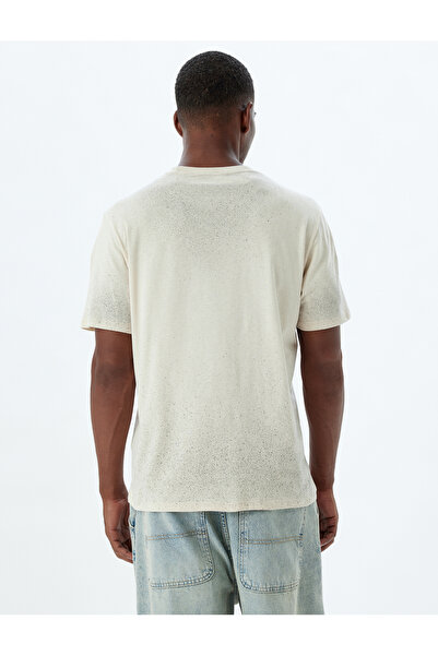 Koton Cotton Short Sleeve - Crew NecK Printed T-shirt