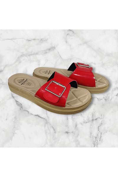 GEZER Anatomical Single Buckle Comfortable Daily Women's Slippers