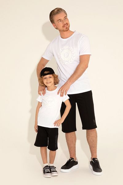 U.S. Polo Assn. Λευκό ανδρικό μπλουζάκι με λαιμόκοψη 50281684 -VR013
