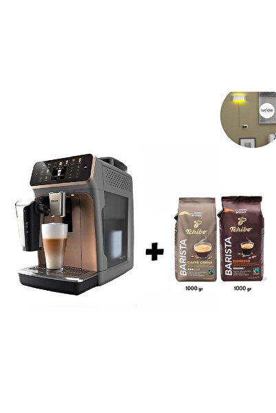 Philips 5500 Özel Seri 20 Çeşit İçeçek Tam Otomatik Espresso Makinesi + 2kg Çekirdek Kahve + Özel Lambader