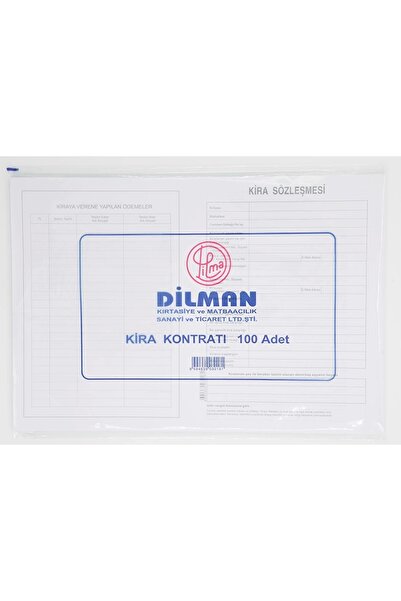 Dilman KİRA KONTRATI 100'LÜ
