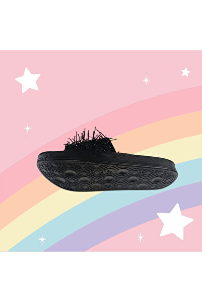 Ayder Papuci de zi cu zi pentru fete și mamă, cu ciucuri, pentru plajă, grădină, sănătate