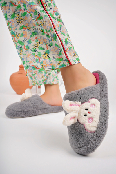 StWenn Fluffy Animal Figured Panduf Women's Home Thread