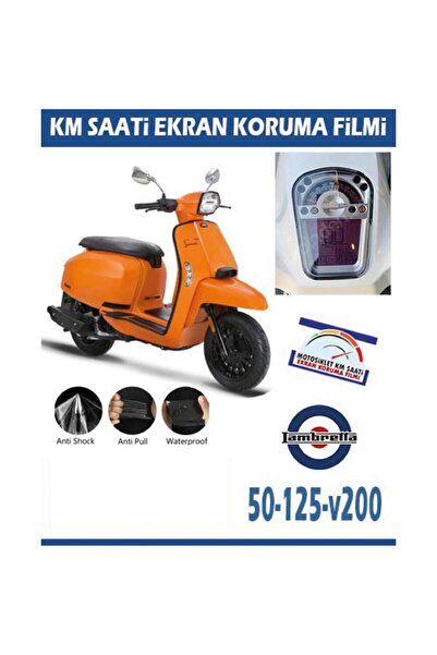 Motiker Lambretta 50/125/V200 Serisi Motosiklet Ekran Km Koruyucu
