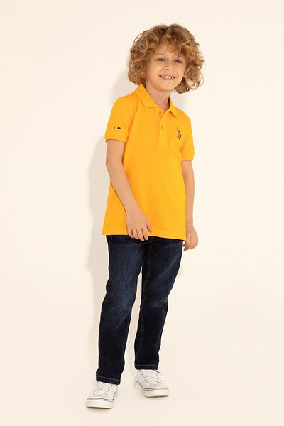 U.S. Polo Assn. Μπλουζάκι Polo για αγόρι - Πορτοκαλί, Βασικό μοντέλο 50284814 -VR051