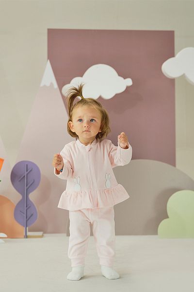 Miny Center مجموعة طفلة مخملية