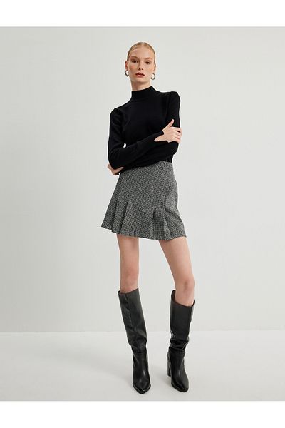 Koton Pleated Mini Skirt