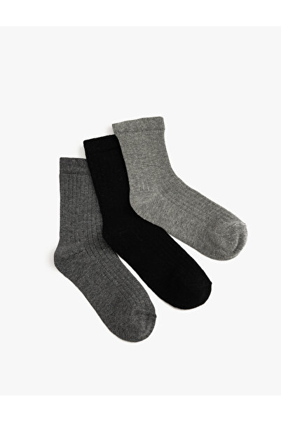 Koton 3'lü Soket Çorap Seti Çok Renkli