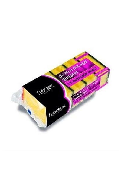 FLODEX 5 Extra Strong Corrugated Dish Sponges