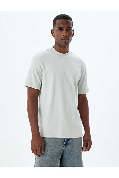 Koton Βαμβακερό ζιβάγκο Basic T-shirt - κοντομάνικο