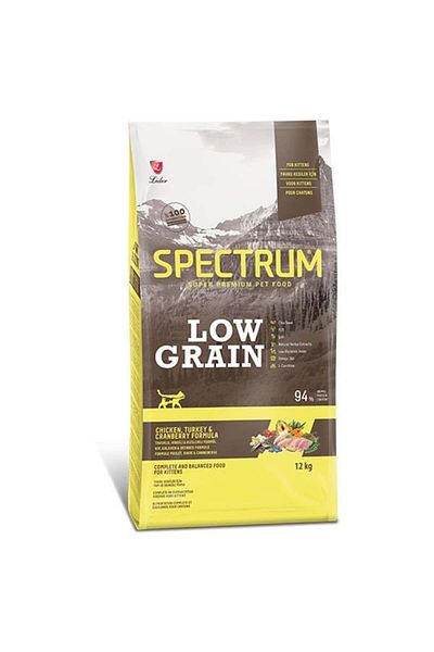Spectrum 12 kg Kitten Food - Low Grain, Chicken, Turtle and Blueberry - from Petshop