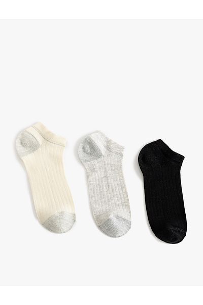 Koton Set de 3 papuci șosete multicolore
