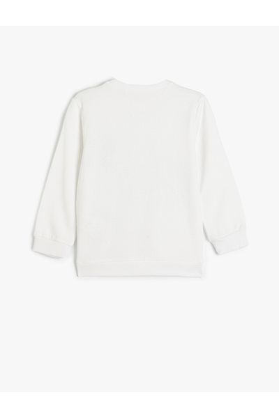 Koton Ecru Color Sweatshirt for Boy