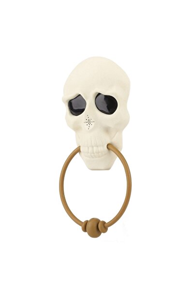 Astaş Halloween Kuru Kafa Kapı tokmağı Işıklı ve Sesli
