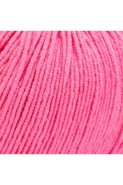 Yarnart Yarn Art Jeans 78 Candy Pink Amigurumi Πλεκτό νήμα Ζακέτα Πλεκτό νήμα Baby Floss Punch Floss