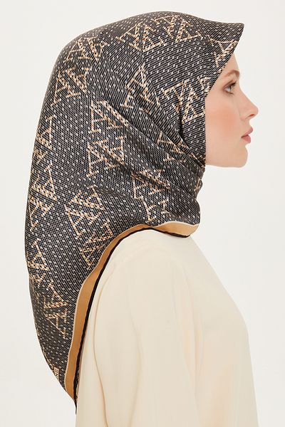 Armine 2024-2025 Φθινόπωρο-Χειμώνας 100% Sura Silk Scarf - 9228D 06