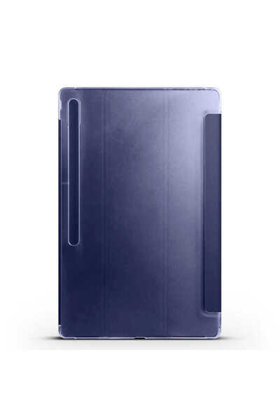 zore Galaxy Tab S8 Ultra Sm-X900 Compatible Zore Smart Cover 1-1 Case with Stand-Rose Gold