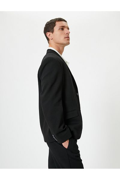 Koton Slim Fit Double Breasted Blazer - Καλυμμένη λεπτομέρεια διπλής τσέπης