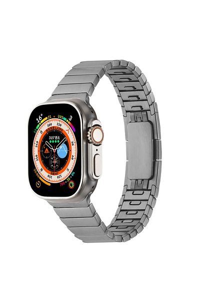 zore Apple Watch 40mm Compatible Zore Krd-82 Metal Cord, Black