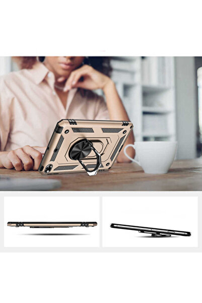 zore آيباد ميني 5. غطاء نيسيل - متوافق مع غطاء Zore Tablet Vega - أسود