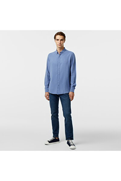 Nautica Erkek Mavi Classic Fit Gömlek