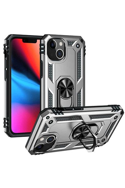 zore iPhone 13 Mini Compatible Zore Vega Case-Gray