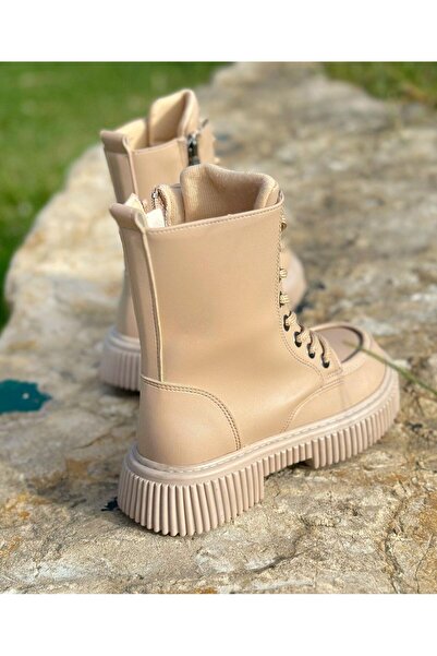 Surpie Shoes Çocuk Kaydırmaz Taban Bot, Çocuk Bot, Fermuarlı Çocuk Bot