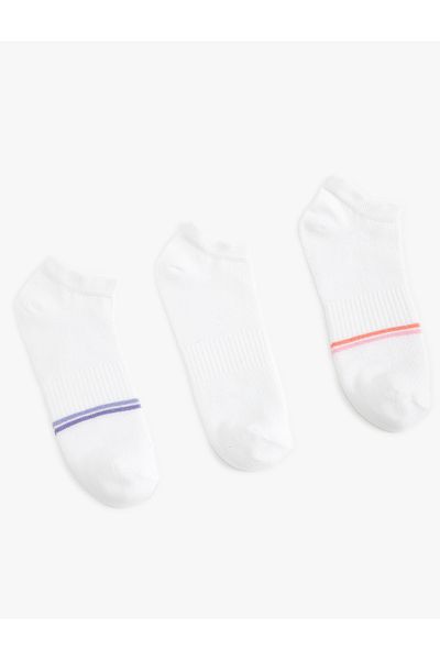 Koton Set de 3 șosete sport cu dungi