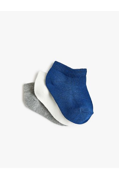 Koton Set of 3 Colorful Cotton Blend Socks