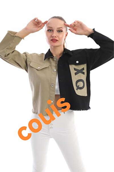 couis سترة الدنيم المعتقبة