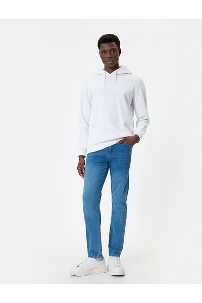 Koton Τζιν με κουμπιά Standard Waist Slim Fit - Brad Jean