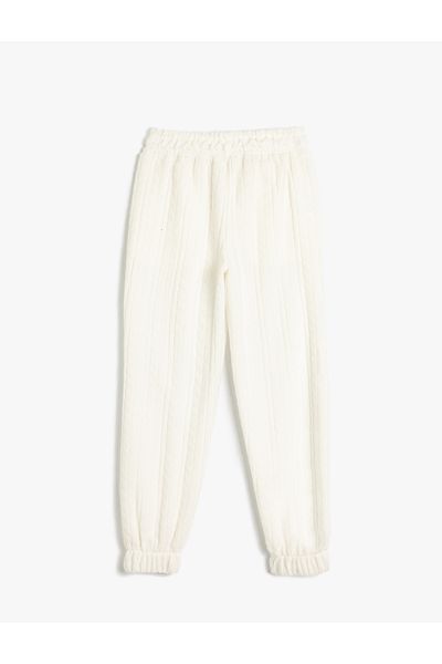 Koton Polar Jogger Sweatpants - Pockets and Waist Elastics