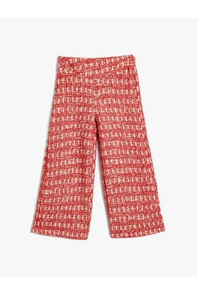 Koton Rote gemusterte Damen/Mädchen Jeans