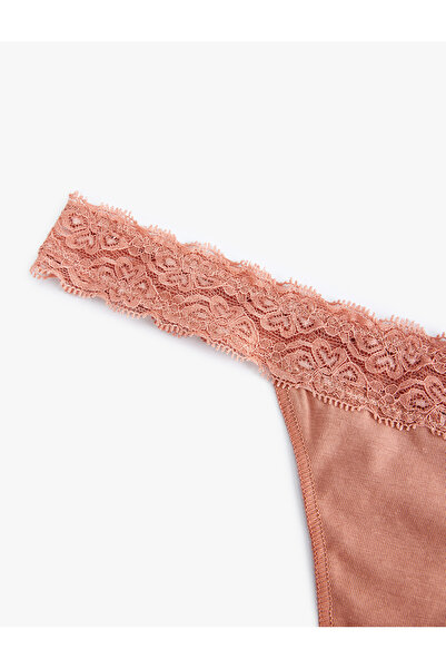 Koton Dantelli Tanga Pamuklu