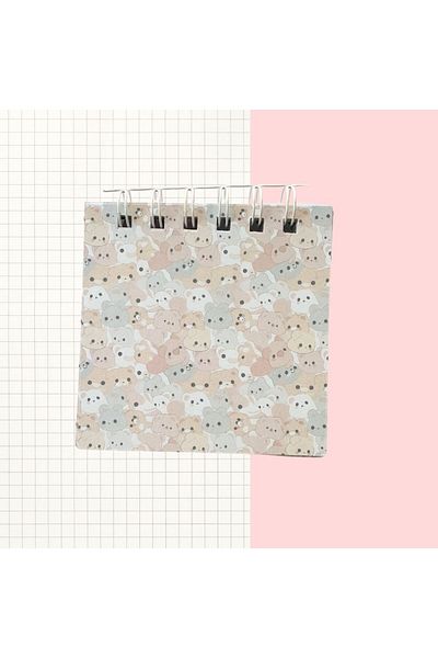 Misiland Kawaii Memopad Notepad with Spiral