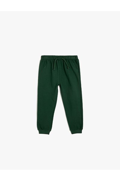Koton Basic Sweatpants with Tie-Up Waist and Pockets