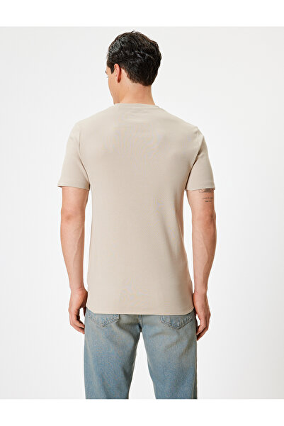 Koton Basic Kısa Kollu Bisiklet Yaka Slim Fit Tişört