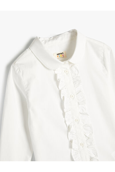 Koton Hosszú ujjú, gombos záródású, fodros részletekkel ellátott alap ing