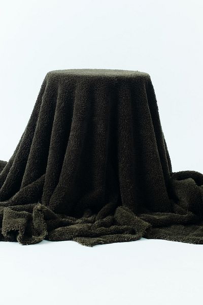 Gleamy Welsoft Grey βελούδινο ύφασμα - 1,5 μέτρα ύψος, 1,80 cm πλάτος, άνεση διπλής όψης