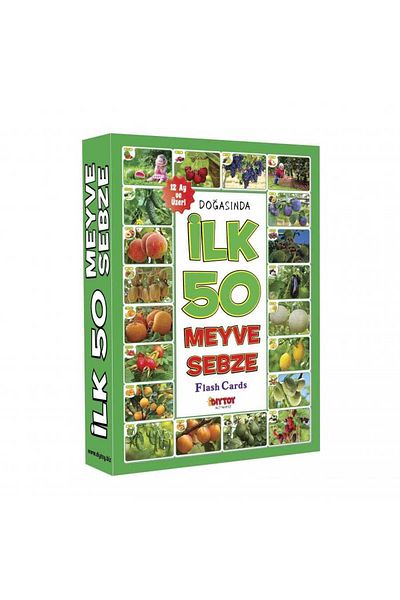 Diytoy Taba Diytoy First 50 Fruit-Vegetable Cards