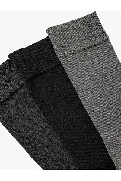 Koton Σετ κάλτσες από βαμβακερό μείγμα - 3 τεμαχίων