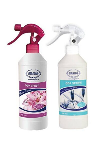 Ersağ Oda Spreyi Sigara & Bahar Kokulu 2x 500 ml